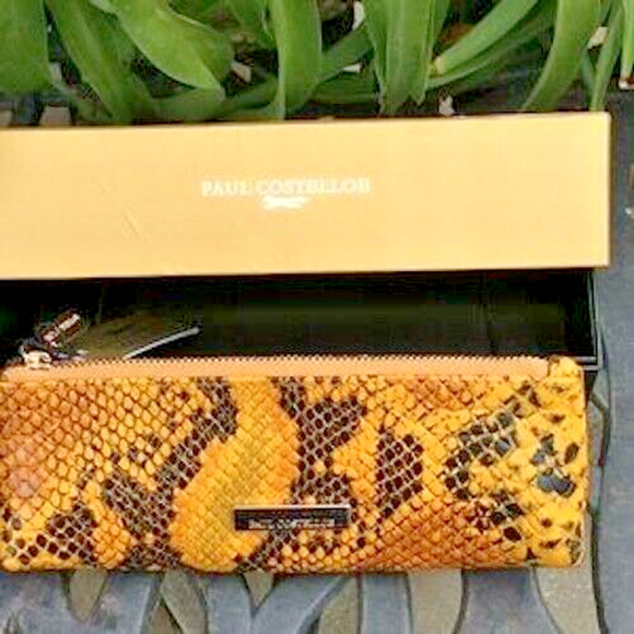 PAUL COSTELLOE Ladies SNAKE SKIN PURSE NWT - Picture 8 of 8